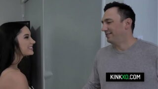 Naughty stepmom Aiden Ashley fucks with her stepdaughter’s Jazmin Luv new boyfriend