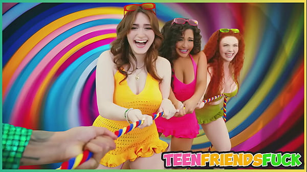 Teen Friends Explore Sex Games on Special Day