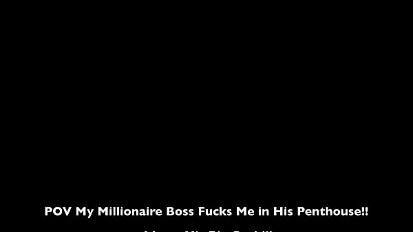 POV My millionaire boss fucks me in his penthouse! I love his big cock!