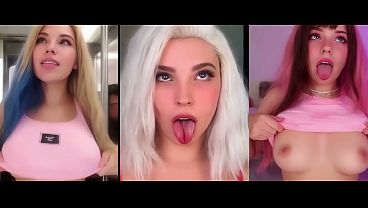 Cute Babe Blowjob Compilation [ AI Sex ]