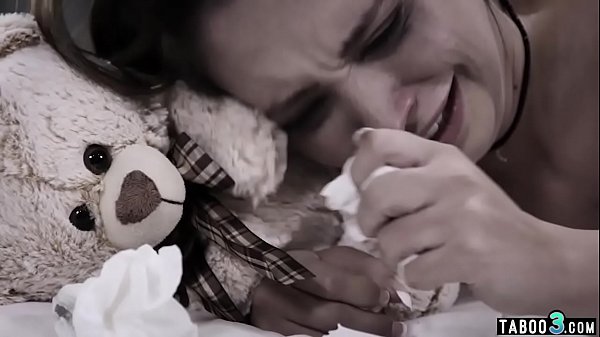 Big Titted Brunette Stepsis Banged by Steprother